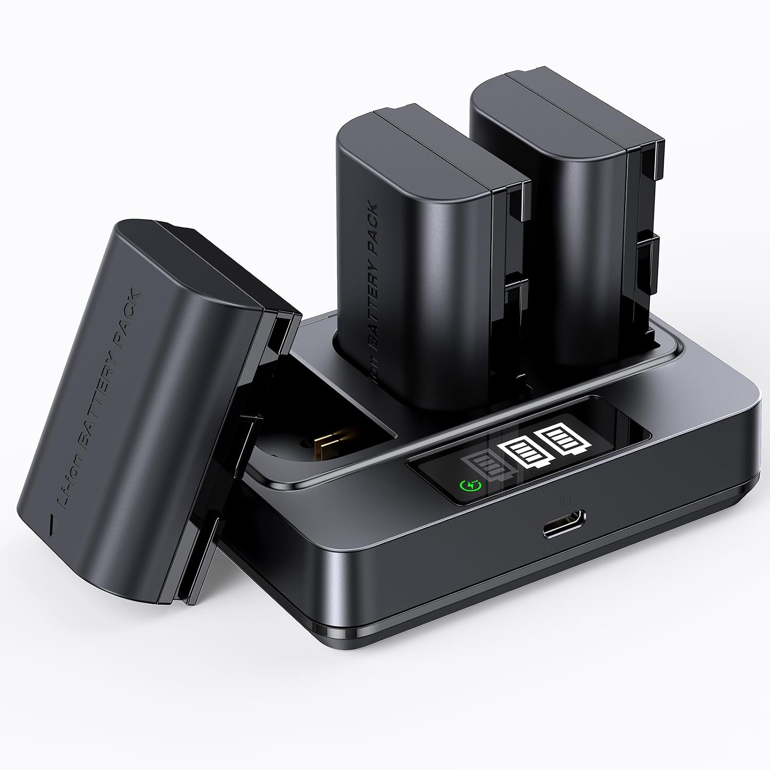 Llano Voltcase Cm3 pro LP-E6P Battery & Charging Case Kit for Canon Cameras