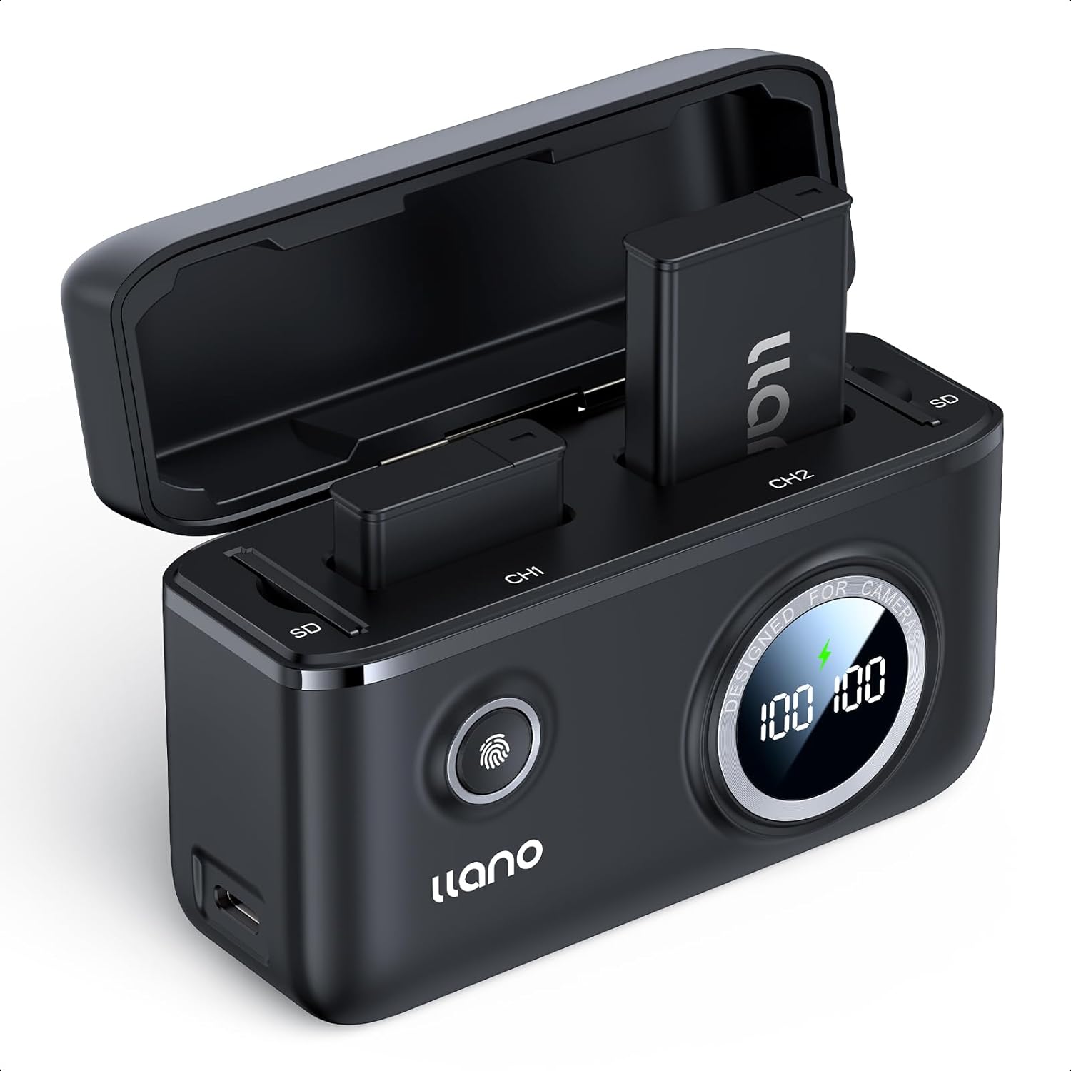 Llano Voltcase Cs2 NB-13L Battery & Charging Case Kit for Canon Cameras