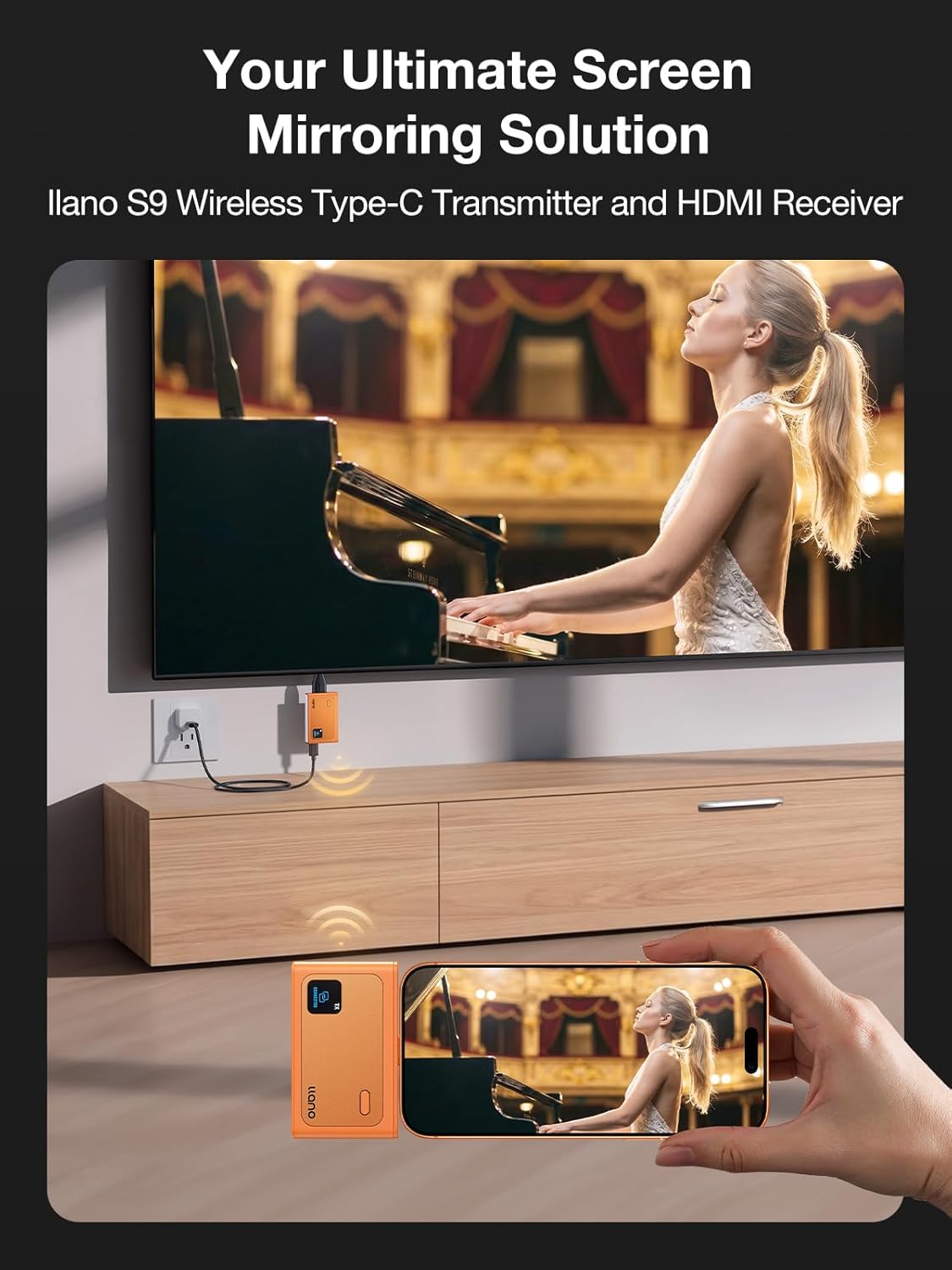 Llano S9 Pro HDMI Transmitter & Receiver Kit