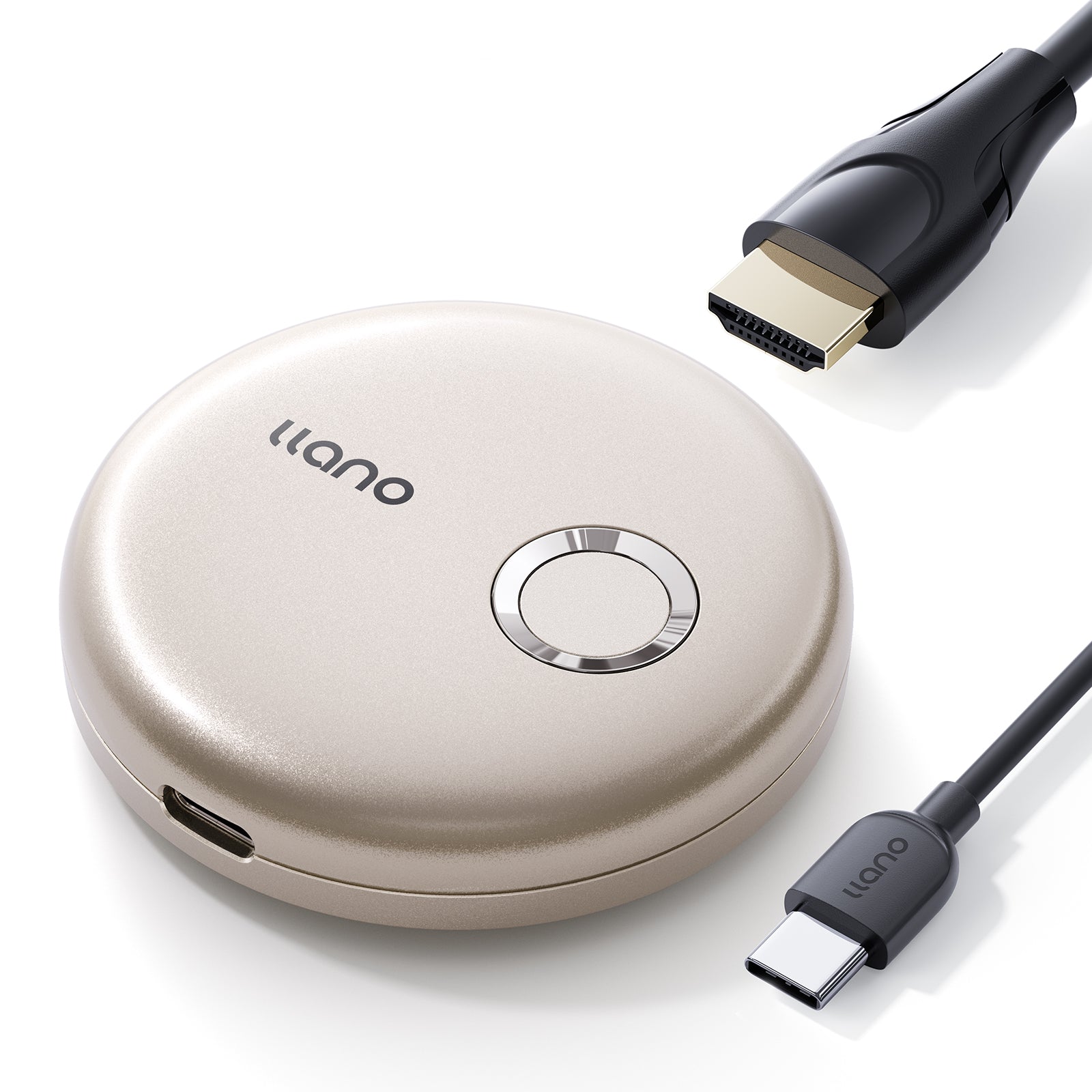 llano T1 Wireless HDMI Transmitter Adapter, Streaming Media Video/Audio/File HDMI Wireless Extender from Laptop, PC, Smartphone to HDTV Projector Monitor, 1080P@30Hz