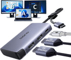LLANO Dual HDMI Adapter for USB-C Laptops