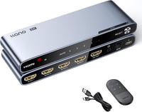 llano HDMI 2.1 Switch 4K@120Hz HDMI Switcher with Audio Extractor