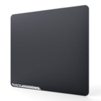 llano Glass Gaming Mousepad, Hard Mouse Pad, Mouse Mat Small Size 13.8" x 11.8", Smooth AG Micro-Etched Surface for Precision and Speed, Anti-Slip Rubber Base, Dirt and Scratch-Resistant, Black