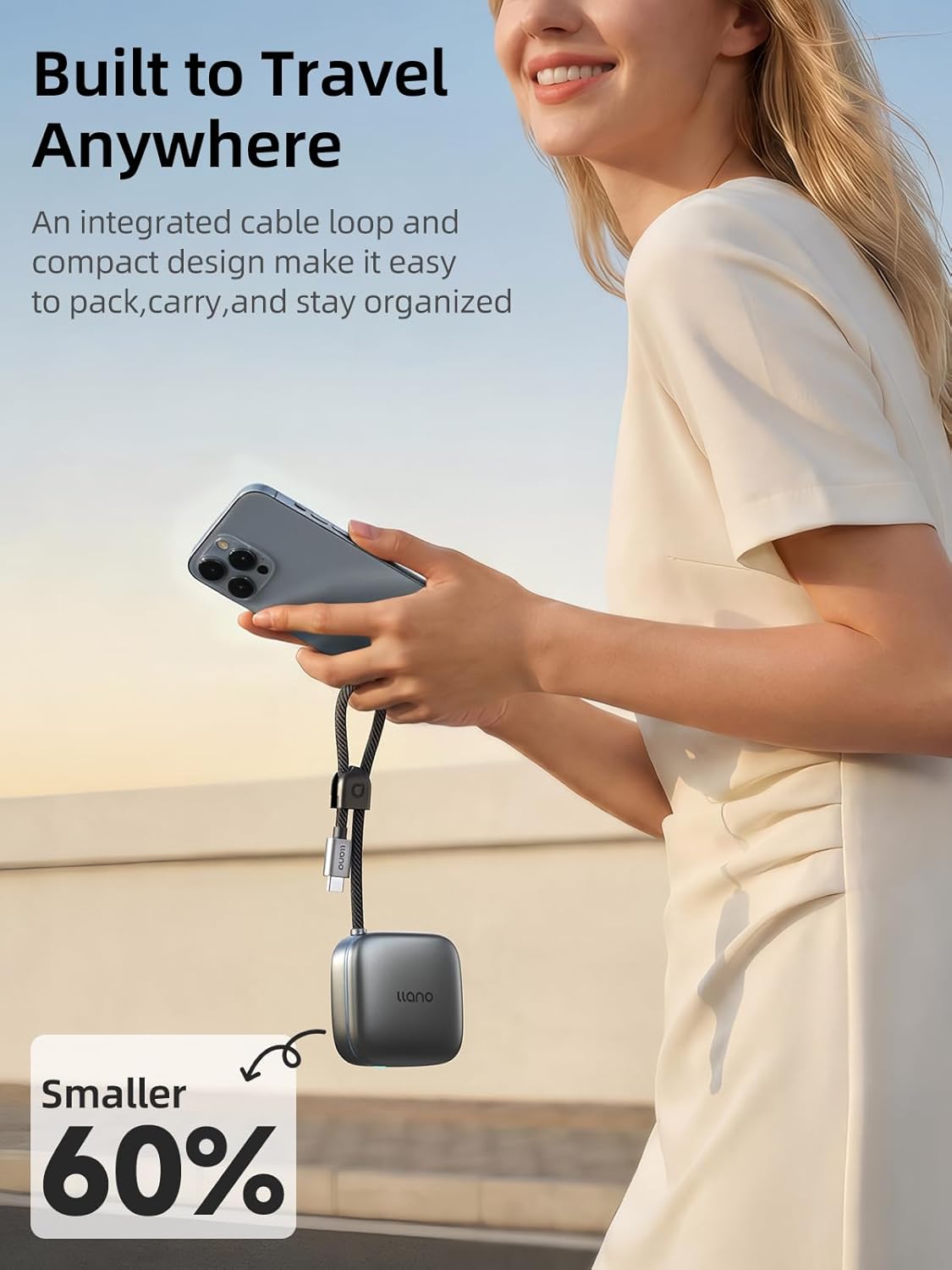 LLANO F18 2-in-1 Card Reader & Storage Case