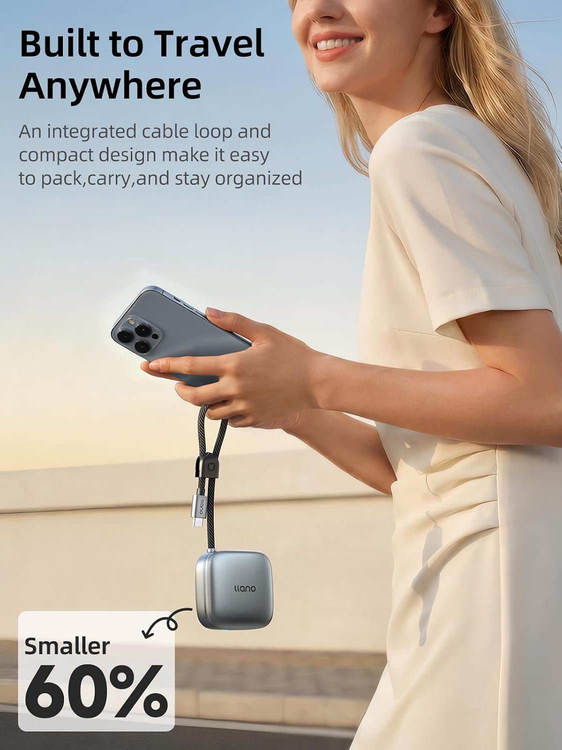 LLANO F17 2-in-1 Card Reader & Storage Case