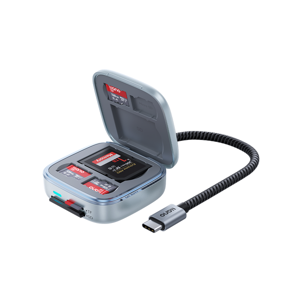 Llano F17 2-in-1 Card Reader & Storage Case