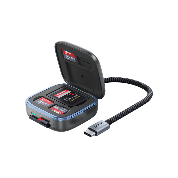 Llano F18 2-in-1 Card Reader & Storage Case