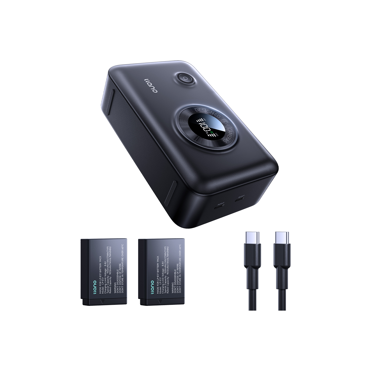 Llano Voltcase Cs3 LP-E17 Battery & Charging Case Kit  for Canon Cameras