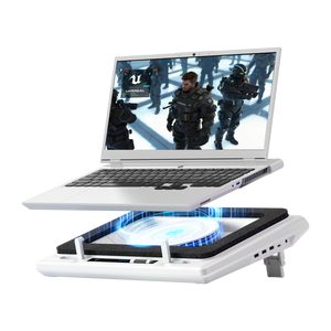 llano V12 Laptop Cooling Pad(No RGB,White)