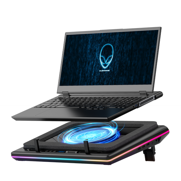 llano V12 RGB Laptop Cooling Pad